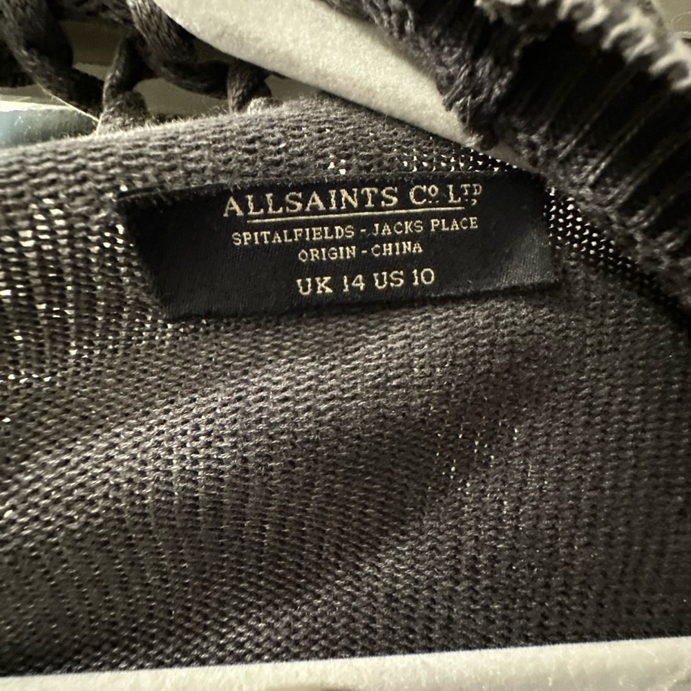 AllSaints Grey Knit Sweater